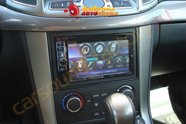 Установка автомагнитолы Kenwood DNX5580BT Kenwood DNX5580BT Chevrolet Captiva