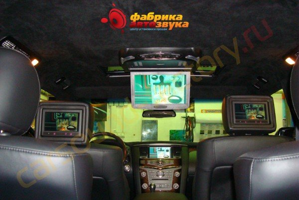 Установка потолочника AVIS AVIS Infiniti QX 56