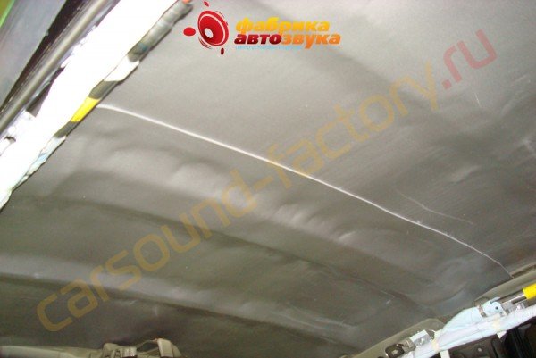 шумоизоляция потолка (2-ой слой) SGM Toyota Corolla