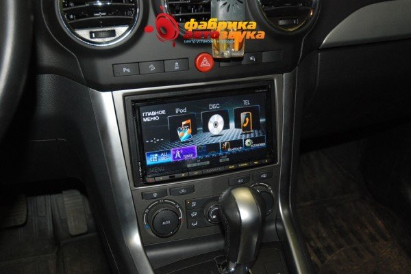 установка головного устройства Kenwood Opel Antara