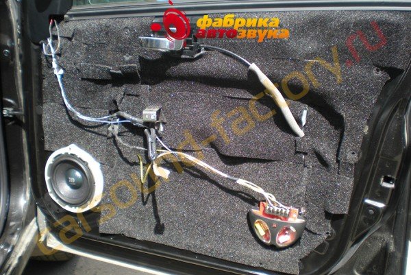 шумоизоляция двери SGM + битопласт Nissan Qashqai