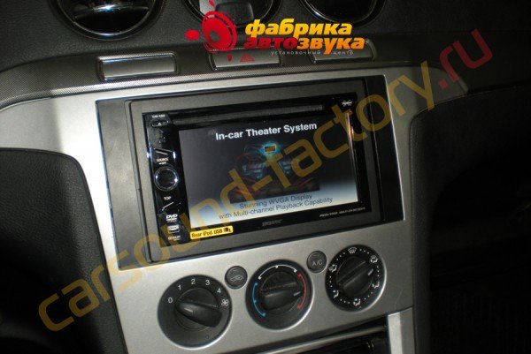 установка автомагнитолы SONY XAV-E60 SONY XAV-E60 Ford S-Max