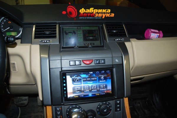 замена автомагнитолы Android Land Rover Range Rover Sport