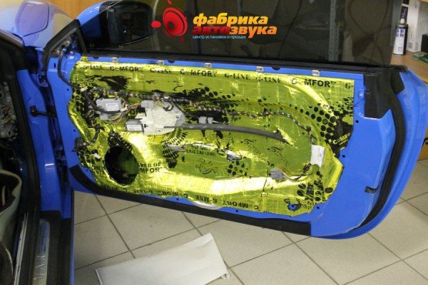 шумоизоляция двери авто для звука Комфорт Jaguar XKR
