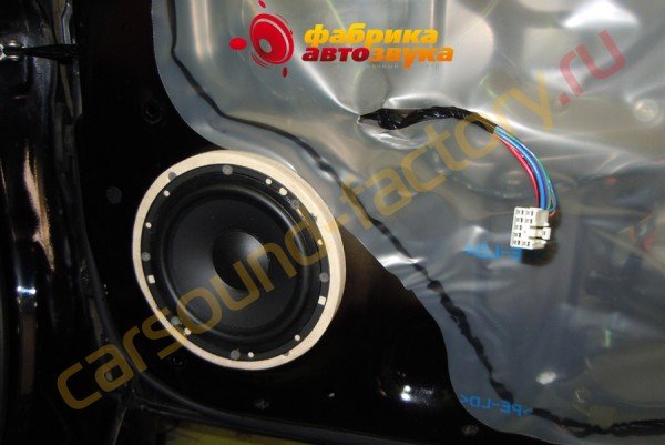 Установка акустической системы Morel Morel Maximo 6 Mitsubishi Lancer X