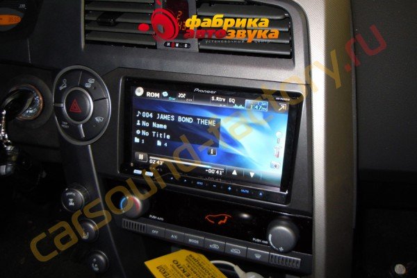 Установка магнитолы Pioneer AVH-P4200DVD SsangYong Kyron
