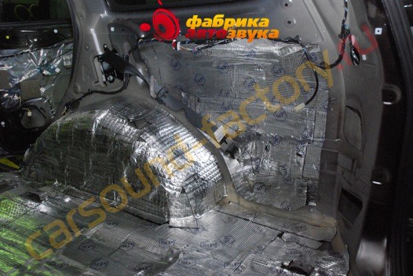 шумоизоляция колесных арок STP Mitsubishi Pajero