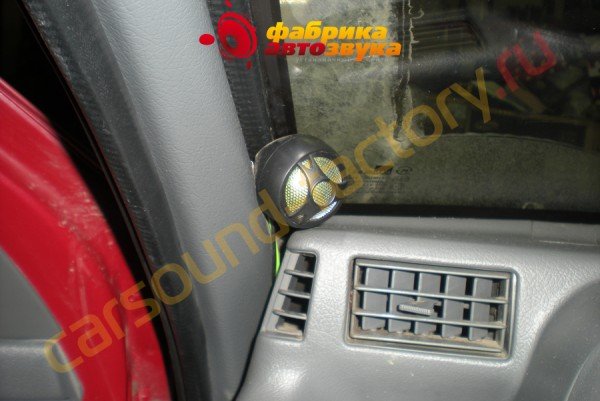 установка высокочастотников (пищалок) Fusion Daewoo Tico