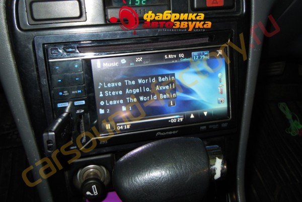 Установка 2din головного устройства Pioneer Pioneer AVH-P3200 Honda Accord