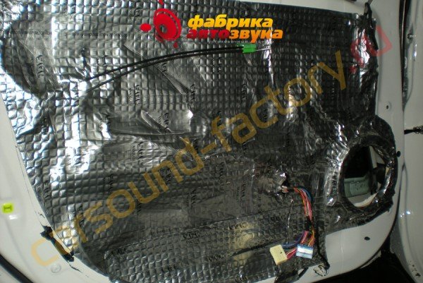 Шумоизоляция двери SGM Citroen C-Crosser