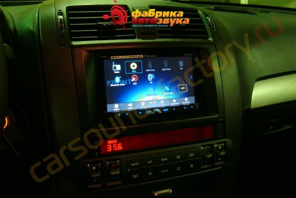 установка автомагнитолы Pioneer AVH-X8500BT Pioneer AVH-X8500BT Kia Mohave