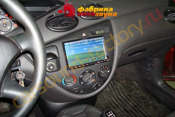 установка 2din автмоагнитолы - Ford Focus 1