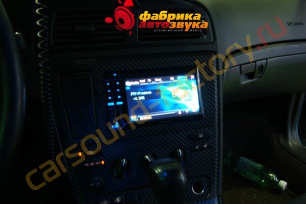 установка автомагнитолы Pioneer AVH-P3300BT Pioneer AVH-P3300BT Volvo S 60