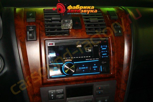 Установка автомагнитолы JVC KW-R400 JVC KW-R400 Hyundai Terracan