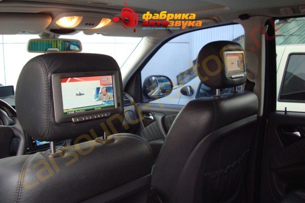 установка маниторов в подголовники AVIS AVIS Merсedes ML