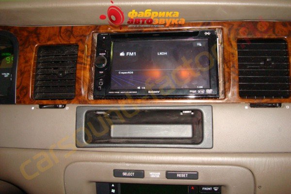 установка автомагнитолы Sony XAV-E622 Sony XAV-E622 Lincoln Town Car
