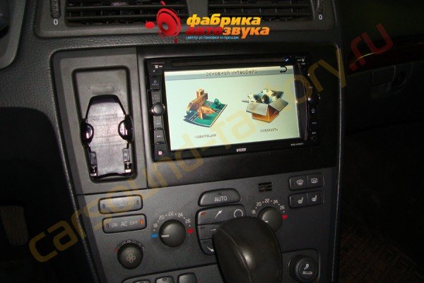 Установка головного устройства Mystery MDD-6280NV Mystery MDD-6280NV Volvo S 60