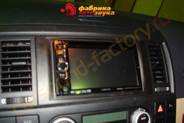 установка автомагнитолы Kenwood DNX5580BT Volkswagen Multivan