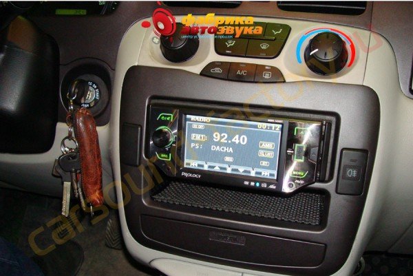 Установка автмагнитолы Prology MDN-1430T Prology MDN-1430T Hyundai Trajet