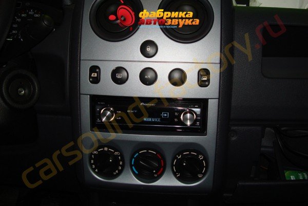 установка автомагнитолы Pioneer DEH-P88RS2 Peugeot Partner
