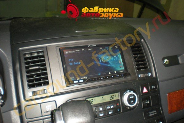 установка автомагнитолы 2din Pioneer AVH-P4300DVD Pioneer AVH-P4300DVD Volkswagen Multivan