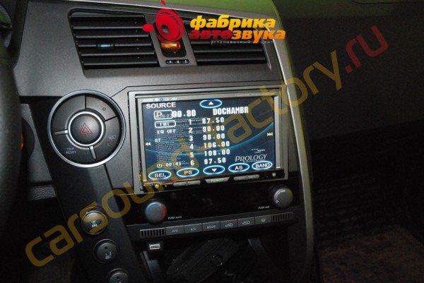 установка магнитолы Prology MDN-2740T Prology MDN-2740T SsangYong Kyron