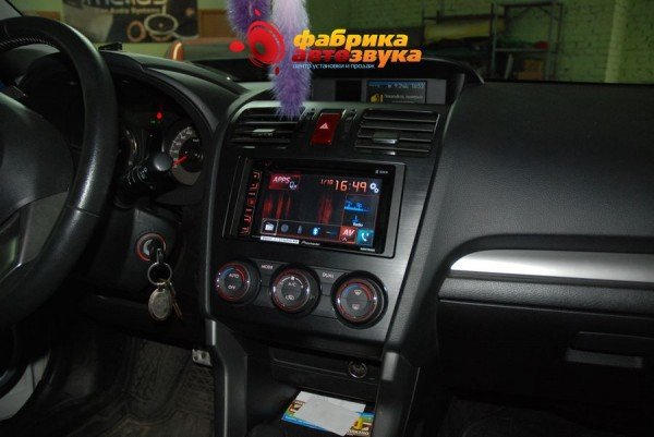 подключение автомагнитолы Pioneer Subaru Forester 2014+