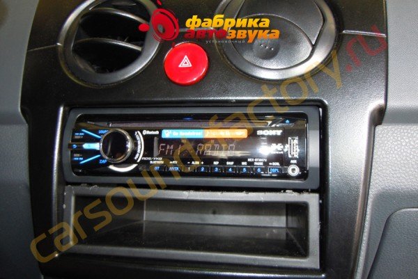 Установка магнитолы SONY MEX-BT3807U Daewoo Matiz