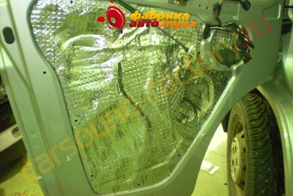 шумоизоляция двери авто SGM Peugeot Boxer