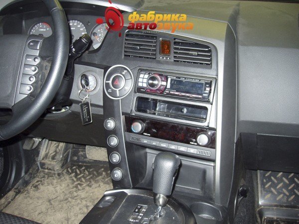 Установка магнитолы Alpine Alpine CDA-9884R SsangYong Kyron