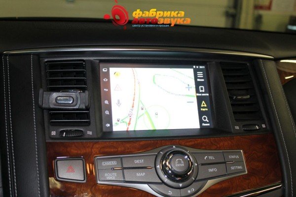 Навигация на android и Yandex Навигатор - Infiniti QX 80