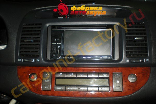 установка автомагнитолы 2din Pioneer Navgate 32BT Toyota Camry