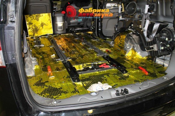 шумоизоляция пола авто Comfort SsangYong Stavic