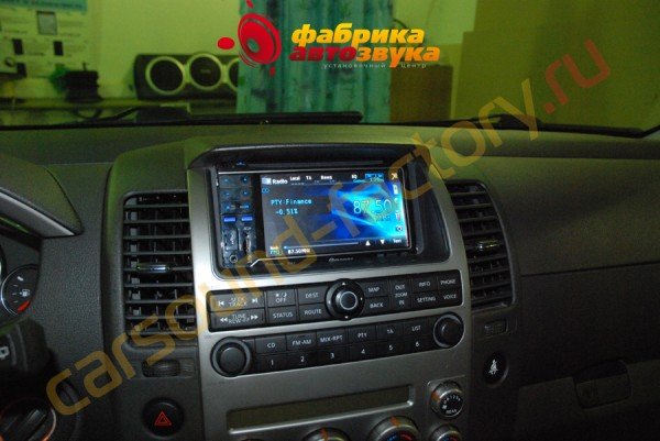 установка магнитолы 2Din Pioneer Navgate 32BT Pioneer Navgate 32BT Nissan Pathfinder