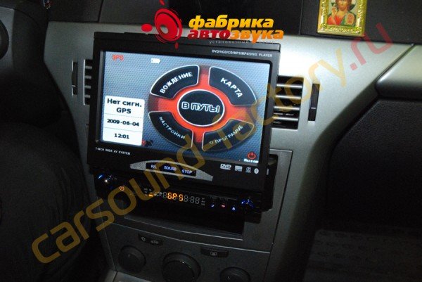 установка автомагнитолы Prology Opel Astra