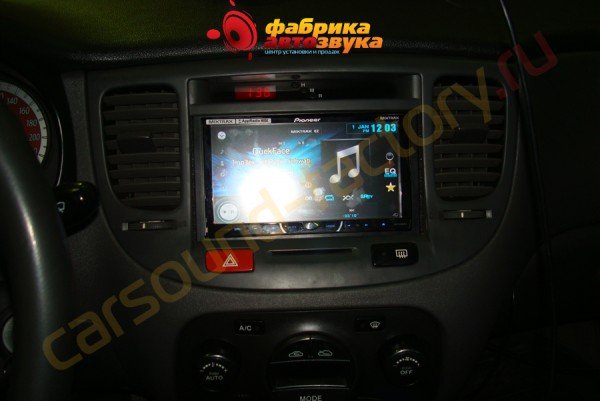 автомагнитола Pioneer AVH-X4600DVD Kia Rio