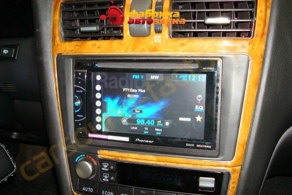 установка автомагнитолы Pioneer AVH-X1500DVD Pioneer AVH-X1500DVD Nissan Maxima QX