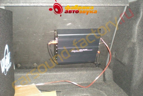 установка усилителя Prology Club CA 200 Prology Club CA 200 Chevrolet Lacetti