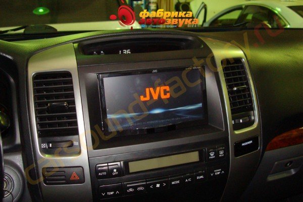 головное устройство JVC KW-AV70BT JVC KW-AV70BT Toyota Land Cruiser Prado 120