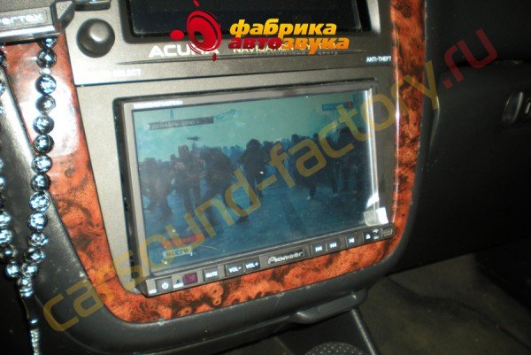 установка тв-тюнера AVIS AVS2000DVB к автомагнитоле AVIS AVS2000DVB Acura MDX