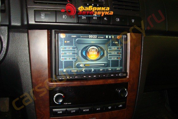 установка автомагнитолы Pioneer Pioneer SsangYong Rexton