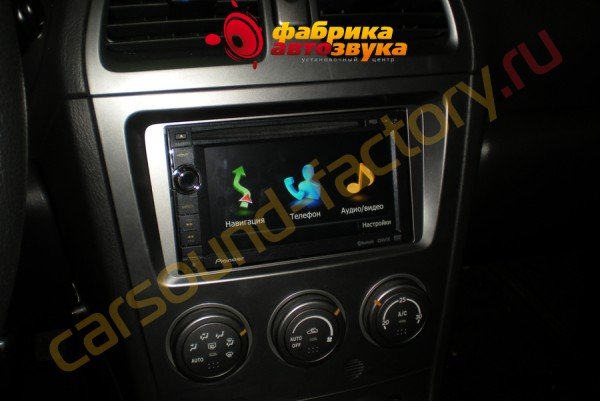 установка мультимедии Pioneer AVIC-F930BT Pioneer AVIC-F930BT Subaru Impreza (Impreza WRX)