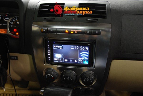 Установка и подключение автомагнитолы pioneer Pioneer AVIC-F960BT Hummer H3