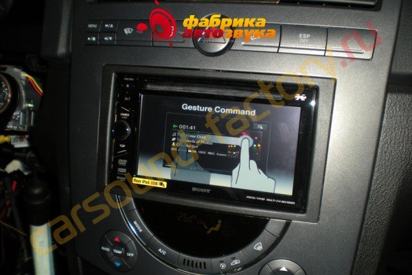 установка магнитолы SONY XAV-E60 SsangYong Rexton