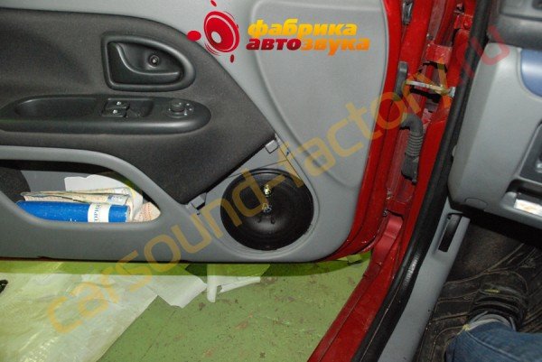 установка акустики DLS B6A DLS B6A Renault Symbol