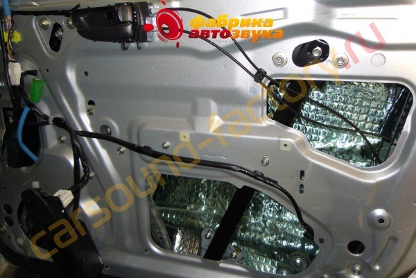 Шумоизоляция дверей SGM Subaru Forester