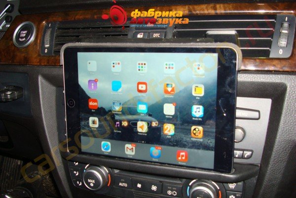 установка планшета Apple iPad Apple iPad BMW 3 series