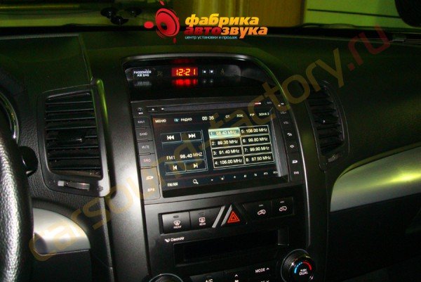 установка китайской автомагнитолы под штатную - Kia Sorento