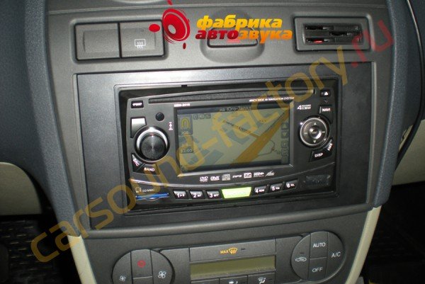 установка автомагнитолы Prology MDN-2410 Prology MDN-2410 Ford Fiesta