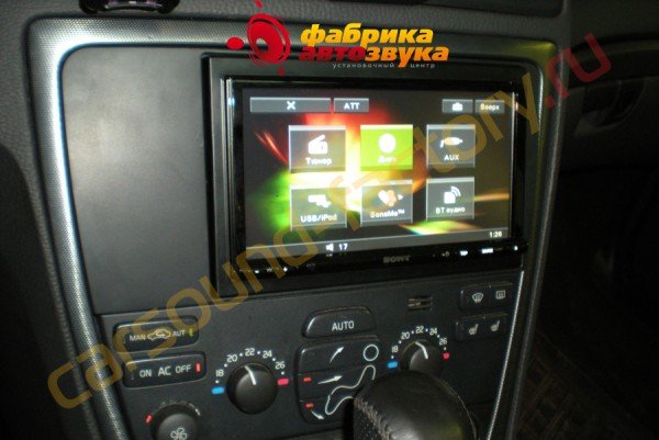 установка автомагнитолы Sony XAV-E722 Volvo S 60